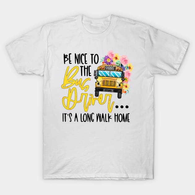 Back To School Be Nice To The Bus Driver Magic School Bus T-Shirt by torifd1rosie